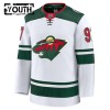 Minnesota Wild tröja Fanatics Premium Kirill Kaprizov 2024-25 Vit Borta - NHL Tröjor Barn